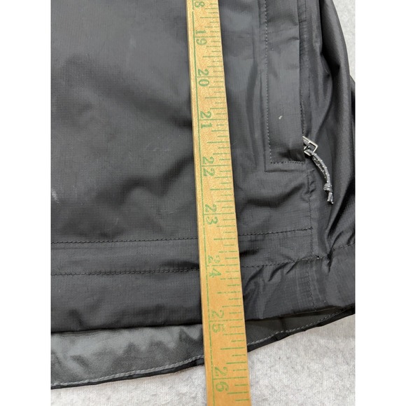 Patagonia Jacket Womens Small Black Torrentshell Rain Hooded RXBAR Logo Nylon - Picture 8 of 16